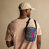 Bisexual Pride Grunge Stripe Crossbody Bag